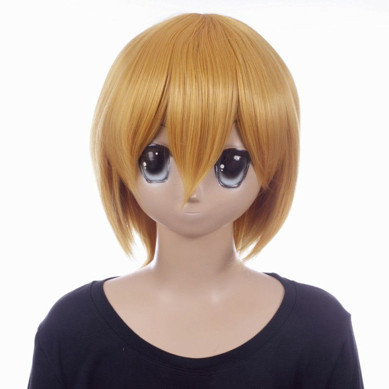 コスプレウィッグ(ショート)【ゴールド系|マスタードイエロー