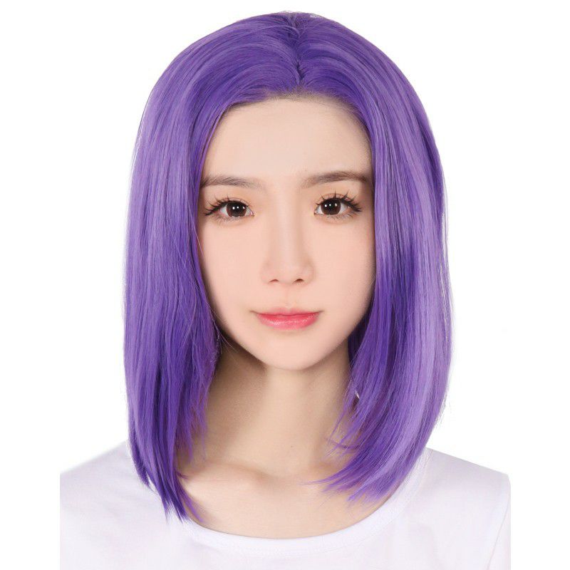 コスプレウィッグ(オールバック)【パープル系|アイリス】|【AL45