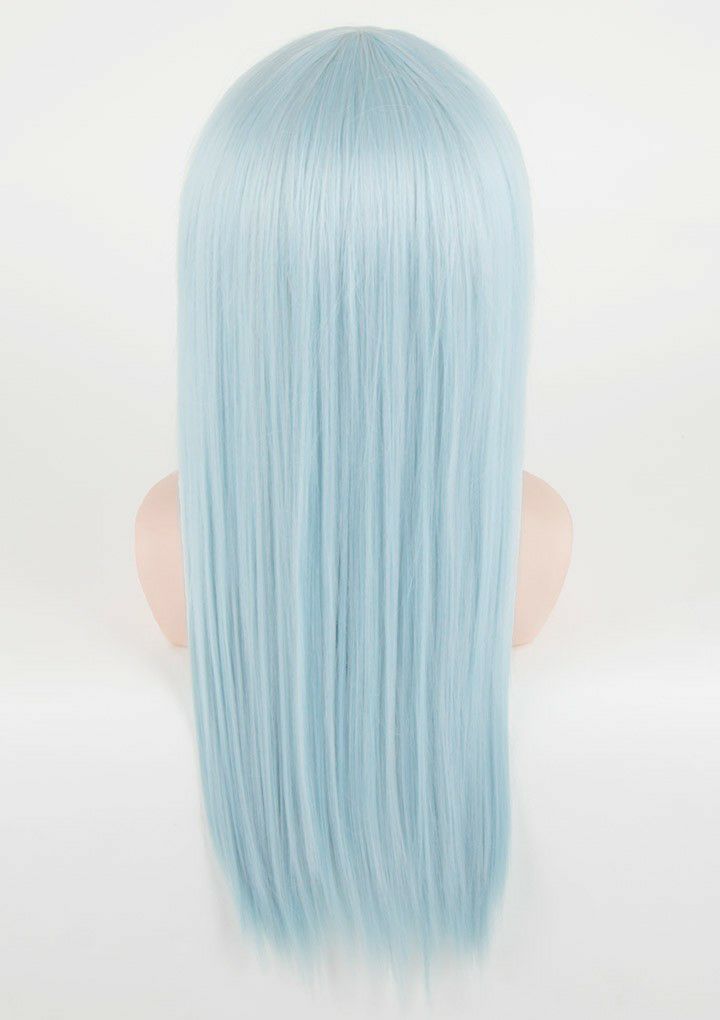 コスプレウィッグ(ライトロング)【アイスブルー(OW-105)】