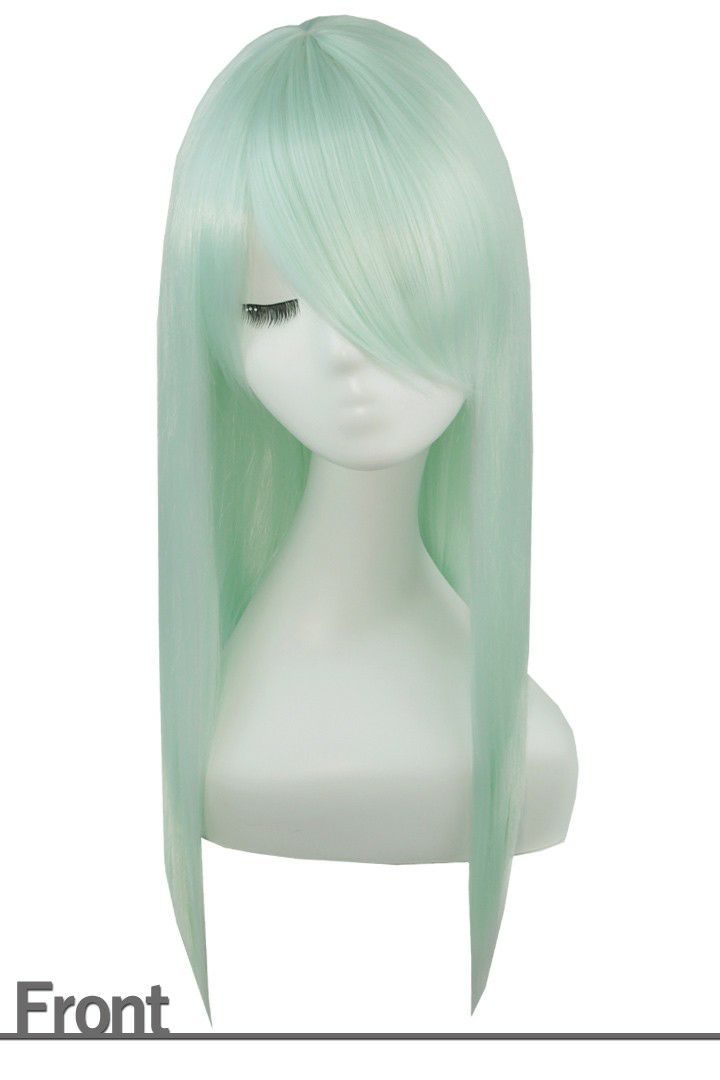 ライム出品 フリーナウィッグ NEW】コスプレウィッグ（ライトロング）【アイスミント(MX-005)】